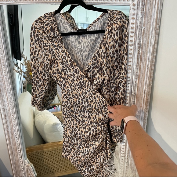 Majorelle Melrose Mini Wrap Dress - Picture 2 of 8